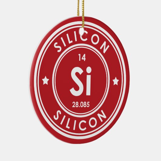 Silicon Element Red keramische sierelementen Keramisch Ornament (Rechts)