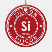 Silicon Element Red keramische sierelementen Keramisch Ornament (Voorkant)