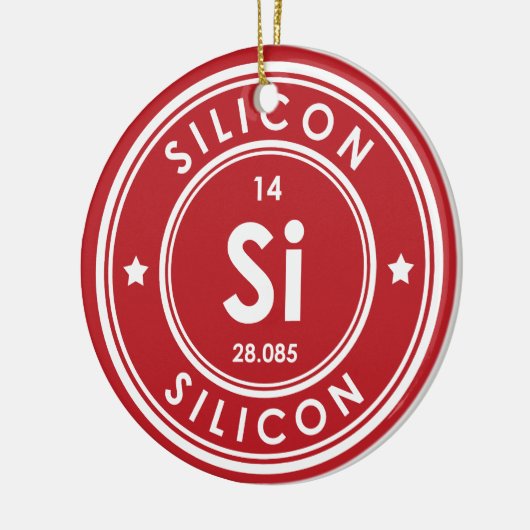 Silicon Element Red keramische sierelementen Keramisch Ornament (Links)