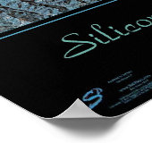 Silicon Valley, California Satelliet poster print (Hoek)