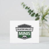 Silicon Valley Minis - groen logo briefkaart (Staand voorkant)