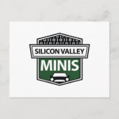 Silicon Valley Minis - groen logo briefkaart (Voorkant)