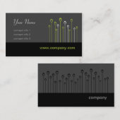 Silicon Valley Series - zwart en groen Visitekaartje (Voorkant / Achterkant)