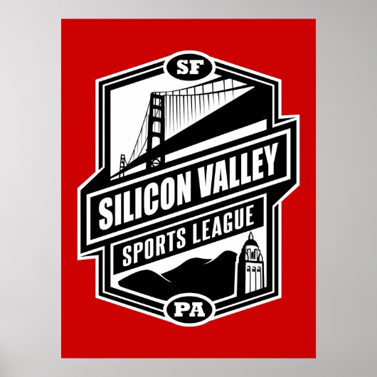 Silicon Valley Sports League Poster (Voorkant)