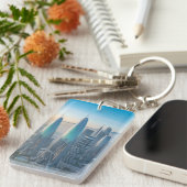 Silicon Valley Stad Sleutelhanger 2026 (Voorkant Rechts)