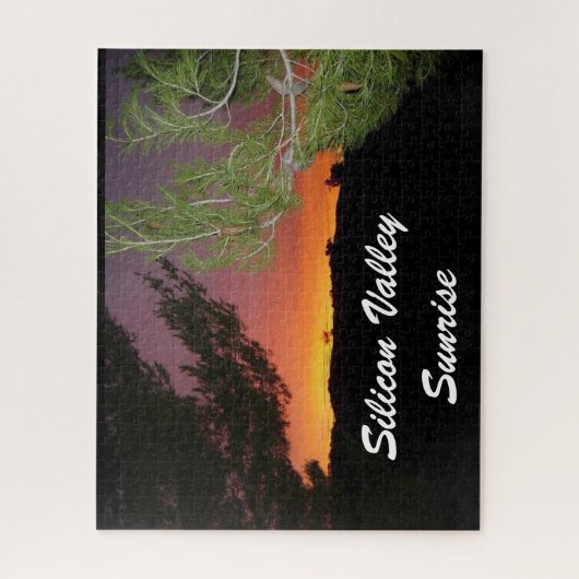 Silicon Valley Sunrise Puzzle Legpuzzel (Verticaal)
