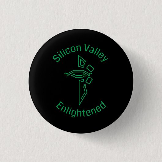 Silicon Valley Verlichte Button (Voorkant)