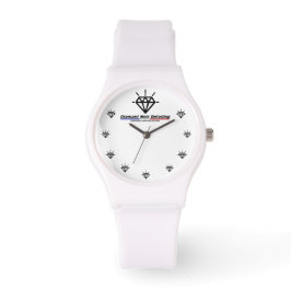 Silicone Diamant Noir Detailing Horloge