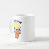 Silicone Funny Ice Cream Cone Pun Koffiemok (Voorkant links)