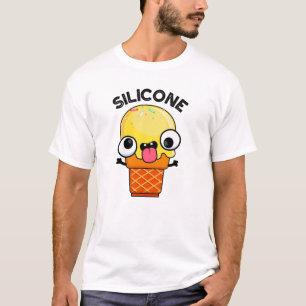 Silicone Funny Ice Cream Cone Pun T-shirt