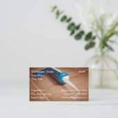 Silicone pistool visitekaartje (Staand voorkant)