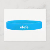 SILICONE WRISTBANDS BRIEFKAART (Voorkant)