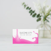 Siliconen hars schimmel visitekaartje (Staand voorkant)