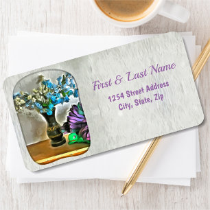 Silk and Corn Husk Flowers 2190 Adres Etiket