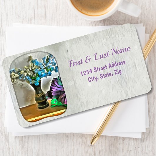 Silk and Corn Husk Flowers 2190 Adres Etiket