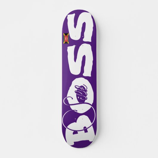 SILK BOSS JMT JAMAICA 7 3/4" Skateboard Dek (Voorkant)