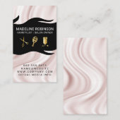 Silk Drapery Stylist Kit | Haar en schoonheid Visitekaartje (Voorkant / Achterkant)