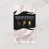 Silk Drapery Stylist Kit | Haar en schoonheid Visitekaartje (Voorkant)