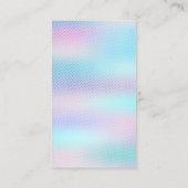 Silk Drapery Stylist Kit | Holografische gradiënt Visitekaartje (Achterkant)