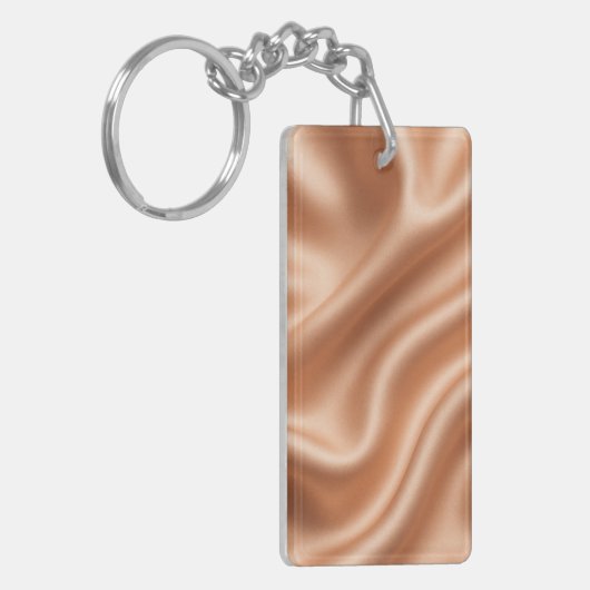 Silk Fabric Texture Gold Background-97082 Sleutelhanger (Voorkant Links)