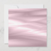 Silk Floral Glam Lily Silver Paarse Birthday Party Kaart (Achterkant)