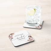 Silk Floral Vrijgezellenfeest drankcoaster Bier Onderzetter (Rechterzijde)