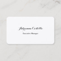 Silk Plain Eenvoudig Zwart Wit Minimaal Handgeschr