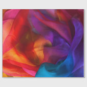Silk rainbow scarfbackground,color,abstract,fabric cadeaupapier (Vlak)