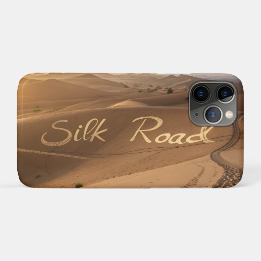 Silk Road Desert Landscape Typography Art Case-Mate iPhone Case (Achterkant (horizontaal))