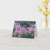 Silk Tree Flowers beroemd gemaakt door Sharon Shar Kaart (Gele Bloem)