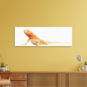 SilkBacks schaalloze draak - Pogona Canvas Afdruk (Insitu (Woonkamer))