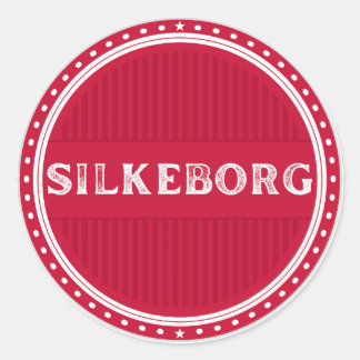 Silkeborg City Pride Emblem – Danish Identity Ronde Sticker