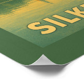 Silkeborg Denemarken Meer Poster (Hoek)