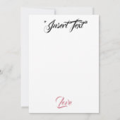 Silken Roos Bedankkaart (Achterkant)