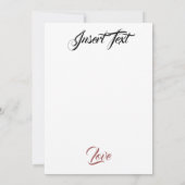 Silken Roos Bedankkaart (Achterkant)