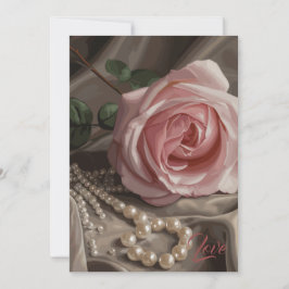 Silken Roos Bedankkaart