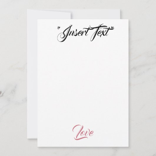 Silken Roos Bedankkaart (Achterkant)