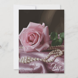 Silken Roos Bedankkaart