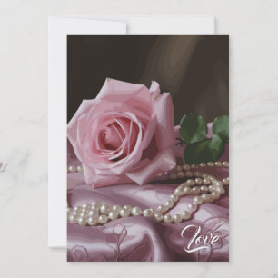 Silken Roos Bedankkaart