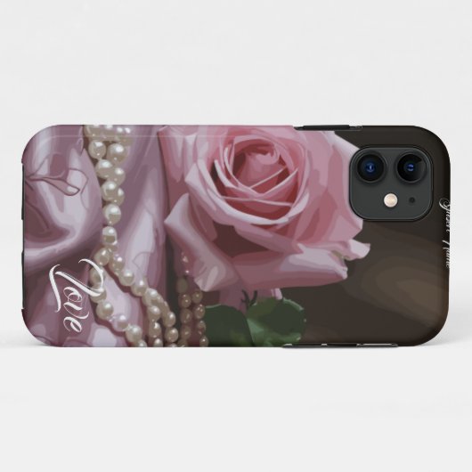 Silken Roos Case-Mate iPhone Case (Achterkant (horizontaal))