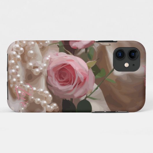 Silken Roos Case-Mate iPhone Case (Achterkant (horizontaal))