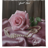 Silken Roos douchegordijn (Voorkant)