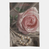 Silken Roos douchegordijn Theedoek (Verticaal)