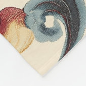 Silken Roos Dynasty Fleece Deken (Hoek)