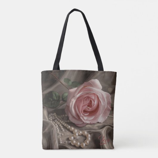 Silken Roos Tote Bag (Achterkant)