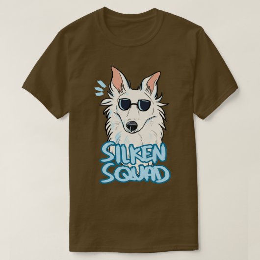 SILKEN SQUAD white T-shirt (Design voorkant)