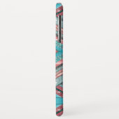 Silken Stripes - Geometrisch - Blauw koper Case-Mate iPhone Case (Achterkant/links)
