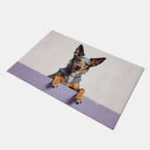Silken Windhound Doormat Art Deurmat (Schuin)