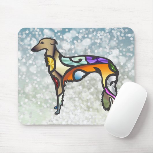 Silken Windhound Filigree Muismat (Met muis)