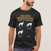 Silken Windhound Guide to training Dog Obedience T-shirt (Voorkant)